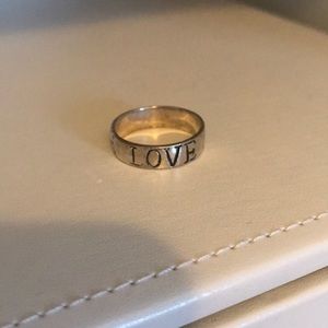 Faith, Hope, Love Sterling Silver Ring